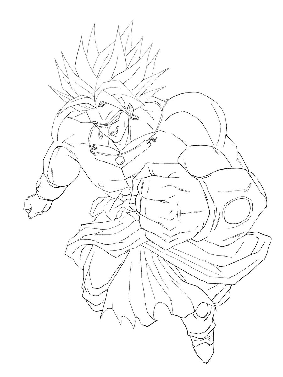 xiao34556's tweet photo. #ドラゴンボール
ドラゴンボールZブロリー
色をつけてくれる人募集 https://t.co/EdSdkH4IQS