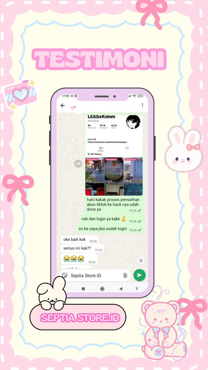 gyavl's tweet photo. open jasa balikin dan pulihkan akun

jasa pemulihan akun, email, telegram, line, twitter, facebook, instagram dll

jasa hapus akun, jasa hack akun, jasa sadap wa, jasa lacak lokasi orang, jasa lacak hp hilang by no hp atau imei

order langsung ke wa di bio
#zonauangㅤ https://t.co/9d0U0KQebR