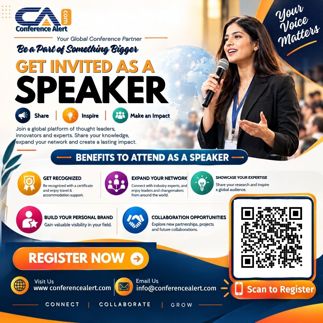 Conf_Alert_Com's tweet photo. Share Your Expertise with the World — Become a Conference Speaker

🌍 Join ConferenceAlert as a Conference Speaker and showcase your expertise to a global academic and professional community.

👉 Click to create Your Speaker Profile: 
https://t.co/CqWU2qUcrW

#ConferenceAlert https://t.co/A2aw3yax3I