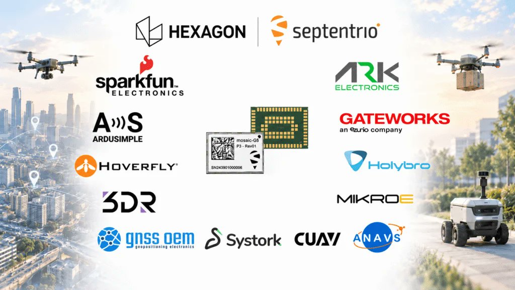 TheRobotEconomy's tweet photo. The drone economy will not be built by drones alone.

It will be built by the navigation stack that keeps thousands of machines precisely where they are supposed to be.

Septentrio, now part of Hexagon, expanded its compact GNSS receiver ecosystem for drones and autonomous navigation.

That sounds technical. Economically, it is foundational.

A commercial drone fleet needs more than aircraft:

- Precise positioning
- Antennas and correction services
- Mapping and integration
- Connectivity
- Fleet software
- Installation, testing and maintenance

If autonomous systems scale, these “boring” layers become recurring infrastructure spend.

The robot maker sells the machine once.

The navigation, data and service ecosystem gets paid for every deployment—and often for keeping it operational.

Reality check: This is a commercial component expansion, not proof of a new fleet deployment or customer ROI.

The autonomous economy will be won not only by companies that build machines, but by companies that make those machines dependable enough to trust.