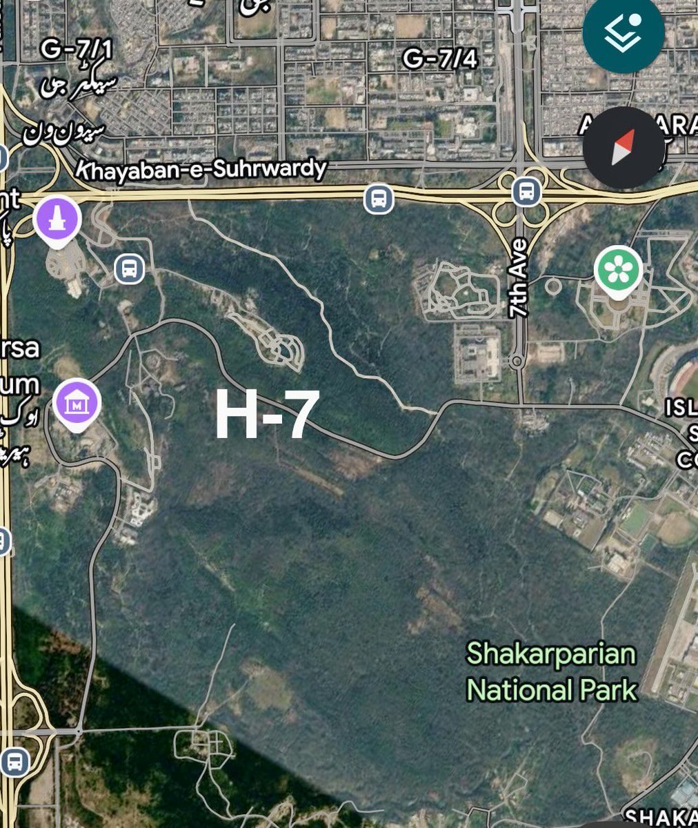 HaiderKAbbasi's tweet photo. Sir this whole area is unutilized. The city needs more housing and plots. It’s time to make the H-7 sector. 
If we are not careful the city might be overrun by trees, please do something. 
@CDAthecapital @MohsinnaqviC42 @SohailAshrafGor https://t.co/AzyGWwoTDG