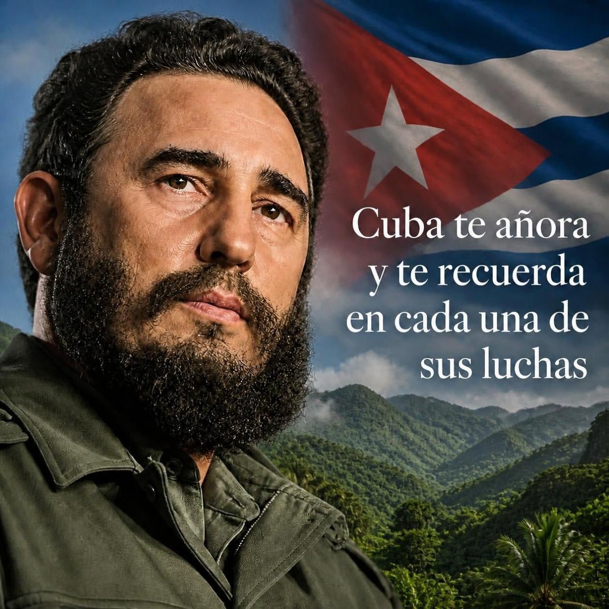 MiguelLara64's tweet photo. #ANAPCuba  "Hay nombres que se convierten en camino. Fidel es uno."#FidelPorSiempre https://t.co/3SrdfENGH1