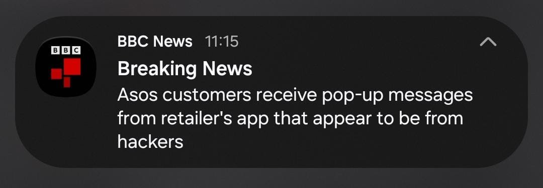 shangularity's tweet photo. As agents get better at coordinating long running tasks, notifications like these are going to become more common.

What's wild with this one is that that all user's were directly contacted by the hackers 😬 https://t.co/5z144TXNhL