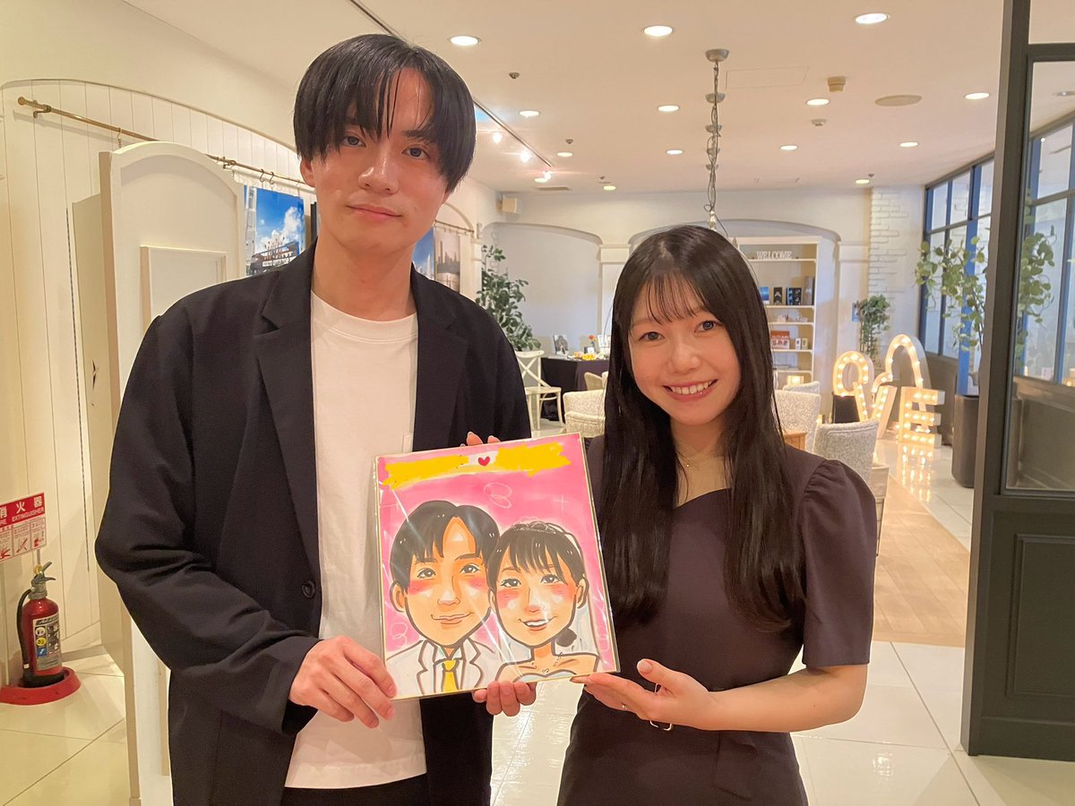 umasenn's tweet photo. 毎月開催のウエディングフェスで描かさせて頂きました🤵‍♂️👰‍♀️✨

https://t.co/YFGj9vGUsW https://t.co/Ye3fr5eRaR
