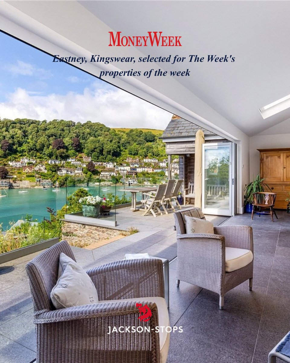 JacksonStops's tweet photo. Eastney in Kingswear features in @TheWeekUK's properties of the week. It's a Victorian house with views over the Dart Estuary and out to sea. 5 beds, full-width conservatory, double garage and studio. 

Guide price £2,500,000. 

https://t.co/IQkTnf0va5 

#southdevon https://t.co/vSPKuL9cmw