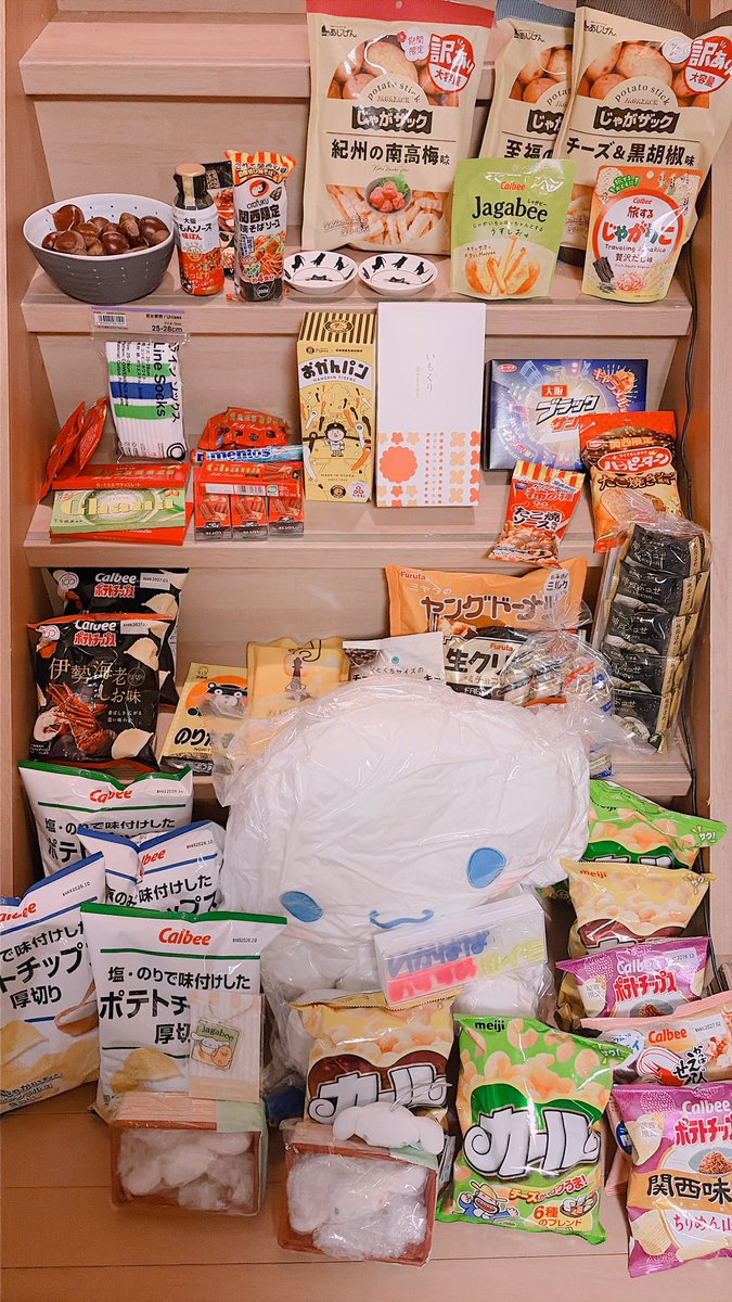 zyankotodamaaa's tweet photo. 関西のおば…お姉さんの
ぱぁさんから巨大なダンボールが贈られてきまし���( •︠-•︡  )

居場所の無いシナモンを引き取ると言っただけなのに…

早めの誕プレという事で良いですか？

芋多め。

何故か生栗

何故か靴下

細かな紹介は小出しに(◜ᴗ◝ )

シナモンのバスボムに娘たちのテンションぶっ壊れた事をご報告します(  . .)"