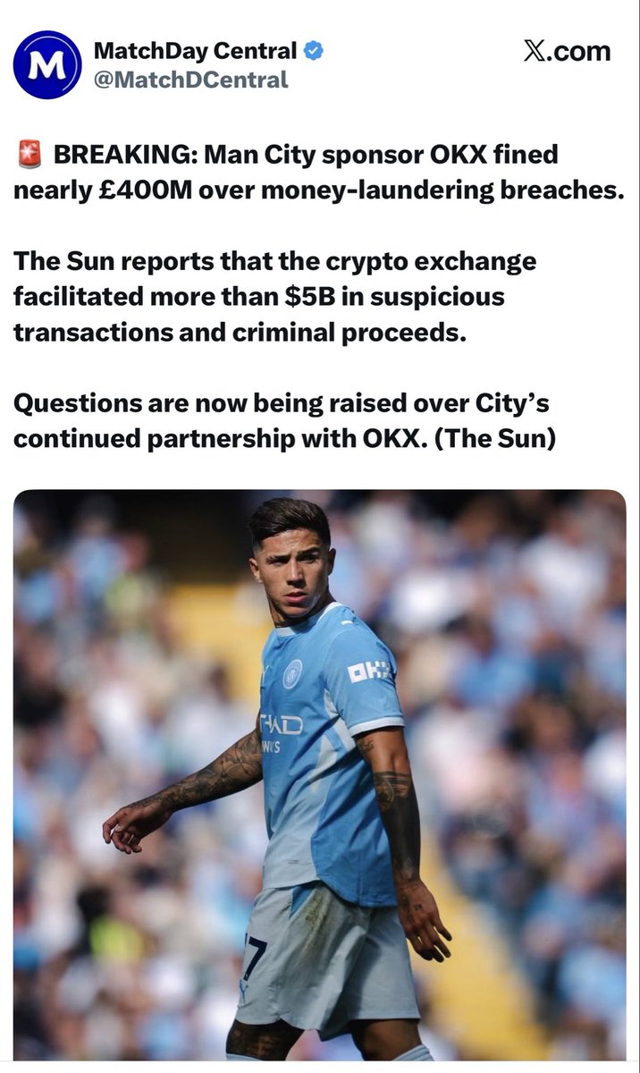 OGM321's tweet photo. @thecityshack It’s very much the opposite! City fans haven’t a clue what’s going on and being gas lit to fuck! https://t.co/NDySjGAyh3