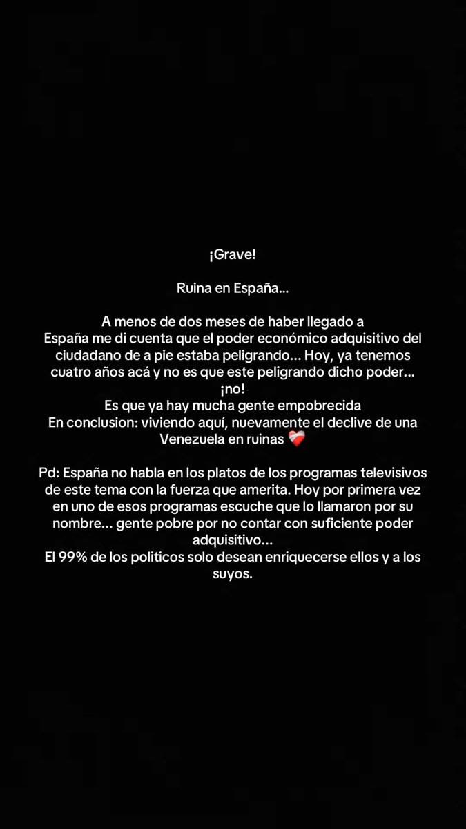 marienel_marval's tweet photo. Ruina en España… https://t.co/tyKeTGMyEn