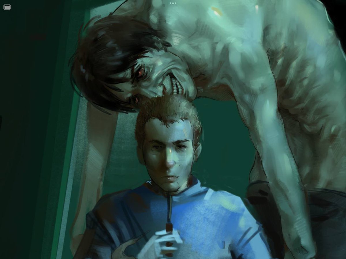 anirahaber's tweet photo. wip 

#ninah #noimnotahuman #palegun https://t.co/EQPZf8okiL