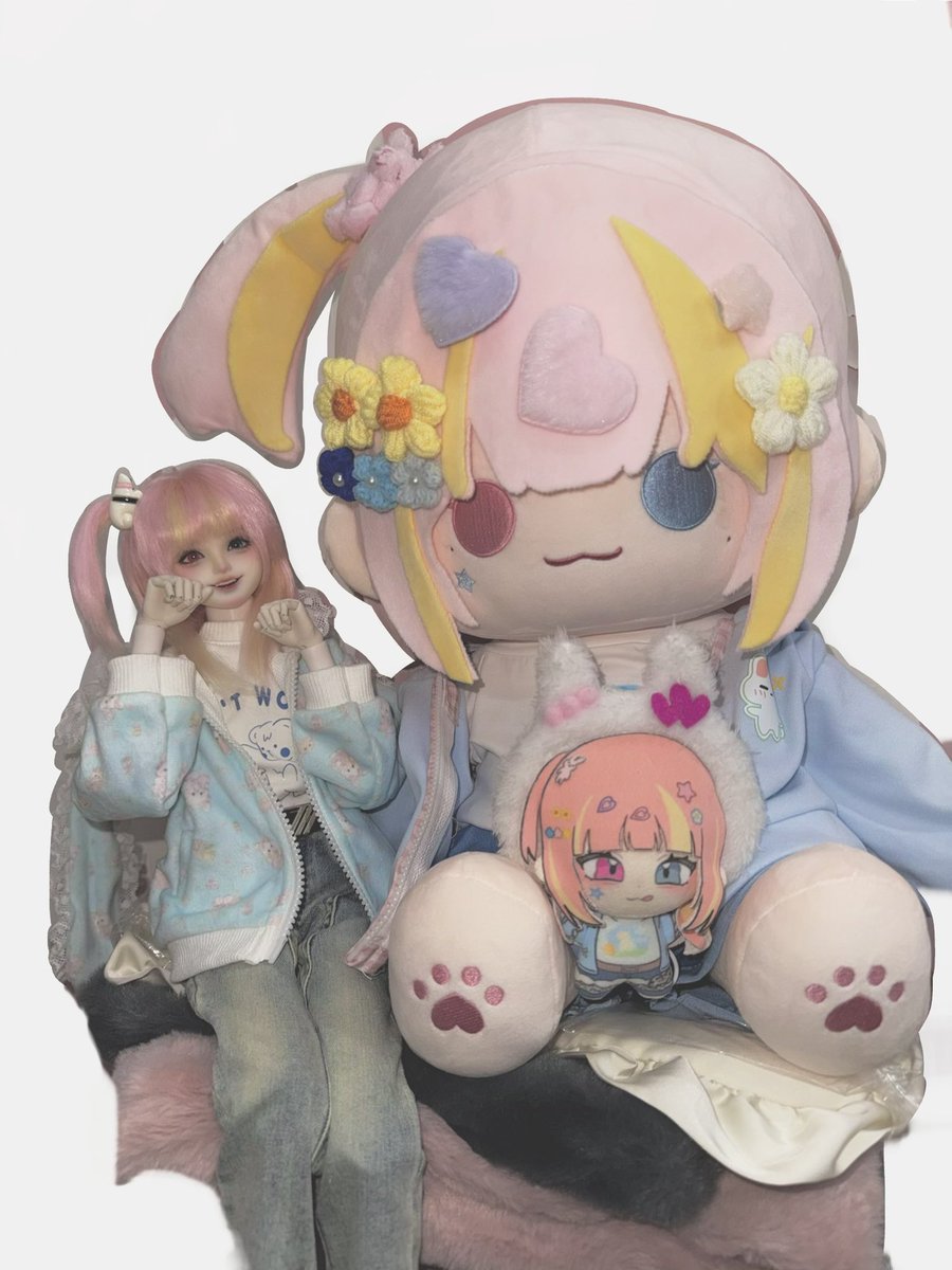 17sakurawl's tweet photo. Can’t control myself from making a bunch of Rui dolls👉🏻👈🏻This time is a big plushie🩷super cuddly and soft🫧
It is just too cute so I wanna share 𐔌՞ ܸ.ˬ.ܸ՞𐦯 https://t.co/4TVclW4Nmi