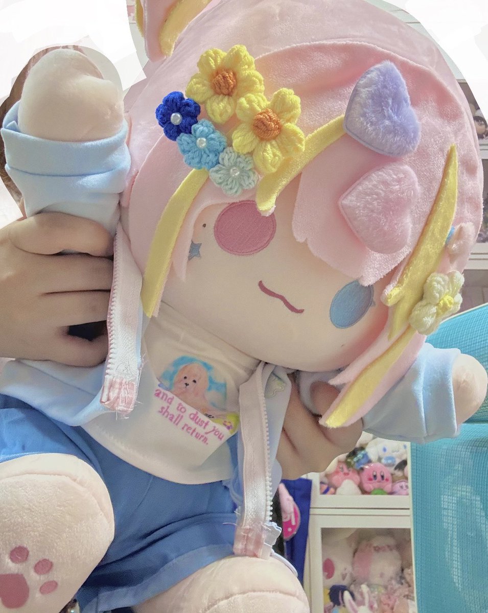 17sakurawl's tweet photo. Can’t control myself from making a bunch of Rui dolls👉🏻👈🏻This time is a big plushie🩷super cuddly and soft🫧
It is just too cute so I wanna share 𐔌՞ ܸ.ˬ.ܸ՞𐦯 https://t.co/4TVclW4Nmi