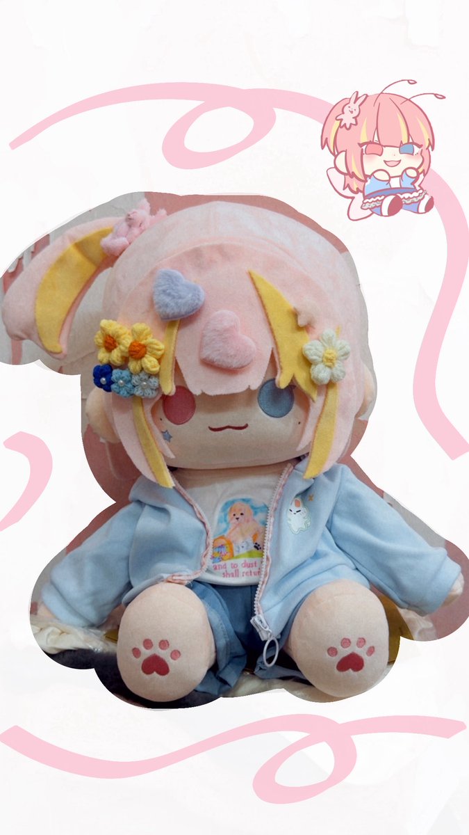 17sakurawl's tweet photo. Can’t control myself from making a bunch of Rui dolls👉🏻👈🏻This time is a big plushie🩷super cuddly and soft🫧
It is just too cute so I wanna share 𐔌՞ ܸ.ˬ.ܸ՞𐦯 https://t.co/4TVclW4Nmi
