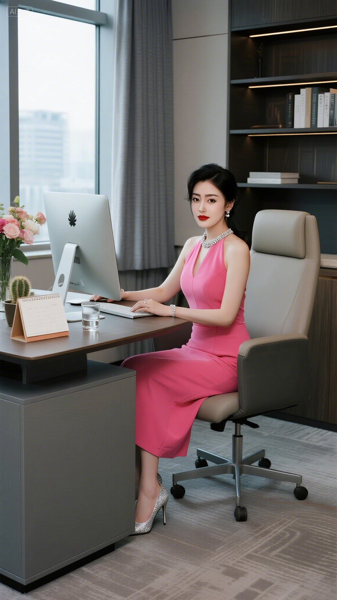 AliceHarbohc's tweet photo. En la oficina, la secretaria Yi (仪) completa el informe sin descanso ni pereza (懈), bajo la supervisión del supervisor Du (督), para preparar la reunión del día con el gerente Jia (加). https://t.co/bOg8YrHqUf