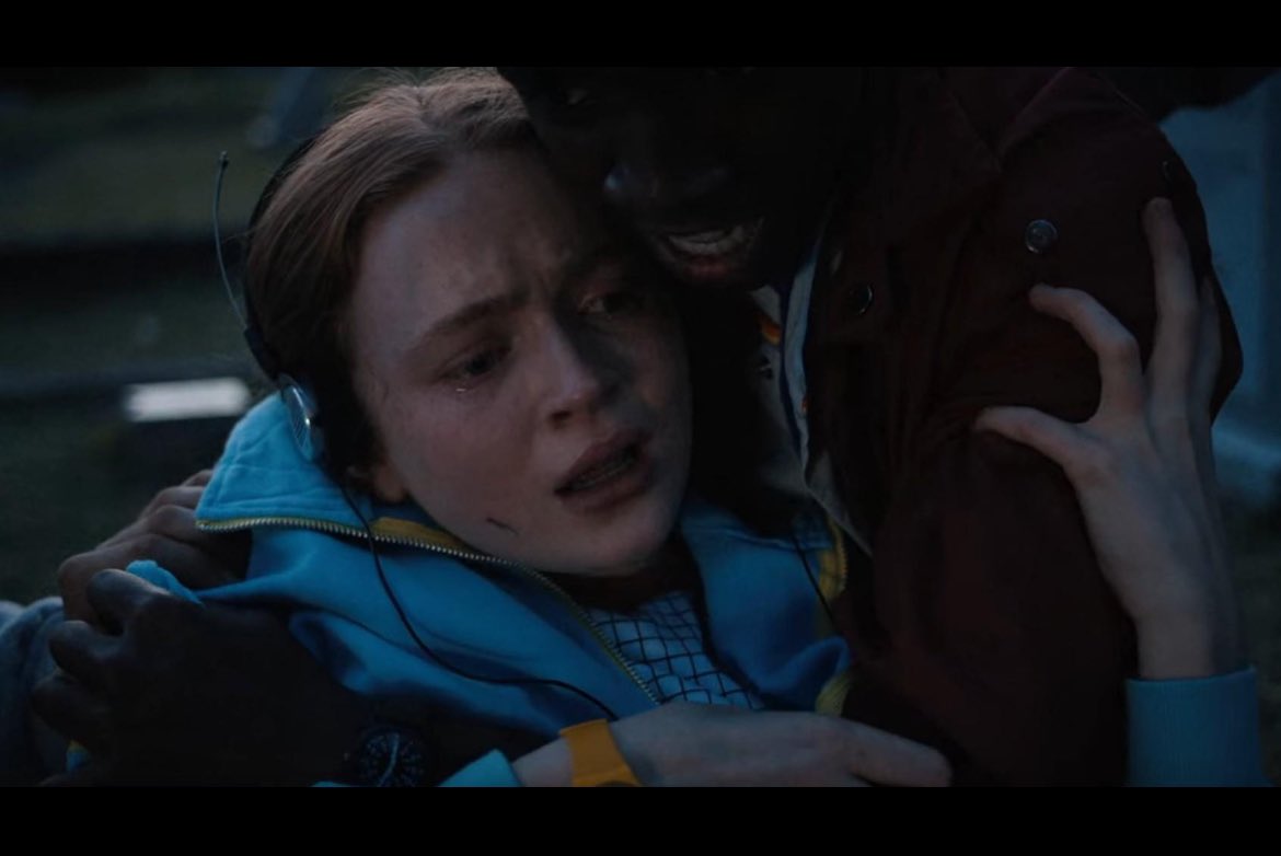 BiigKhalifa's tweet photo. “SHE WASN’T RUNNING FROM VECNA SHE WAS RUNNING FOR HER LIFE”

MAX MAYFIELD — STRANGER THINGS

That scene wasn’t just about escaping Vecna.

It was about someone who had already given up on herself

finally finding one reason to keep fighting.
The music starts. https://t.co/IbLDvc4e3Q