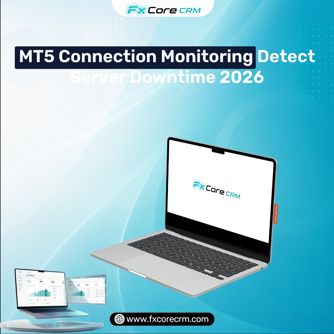 FxCore_CRM's tweet photo. MT5 Connection Monitoring: Detect Server Downtime in 2026
Reliable connectivity is critical for Forex brokers. MT5 connection monitoring helps identify server interruptions, connectivity issues, and potential downtim
🌐 https://t.co/P1Rx4ugaGg
#MT5 #MetaTrader5 #ForexCRM #Forex https://t.co/oCHqn1PFOe