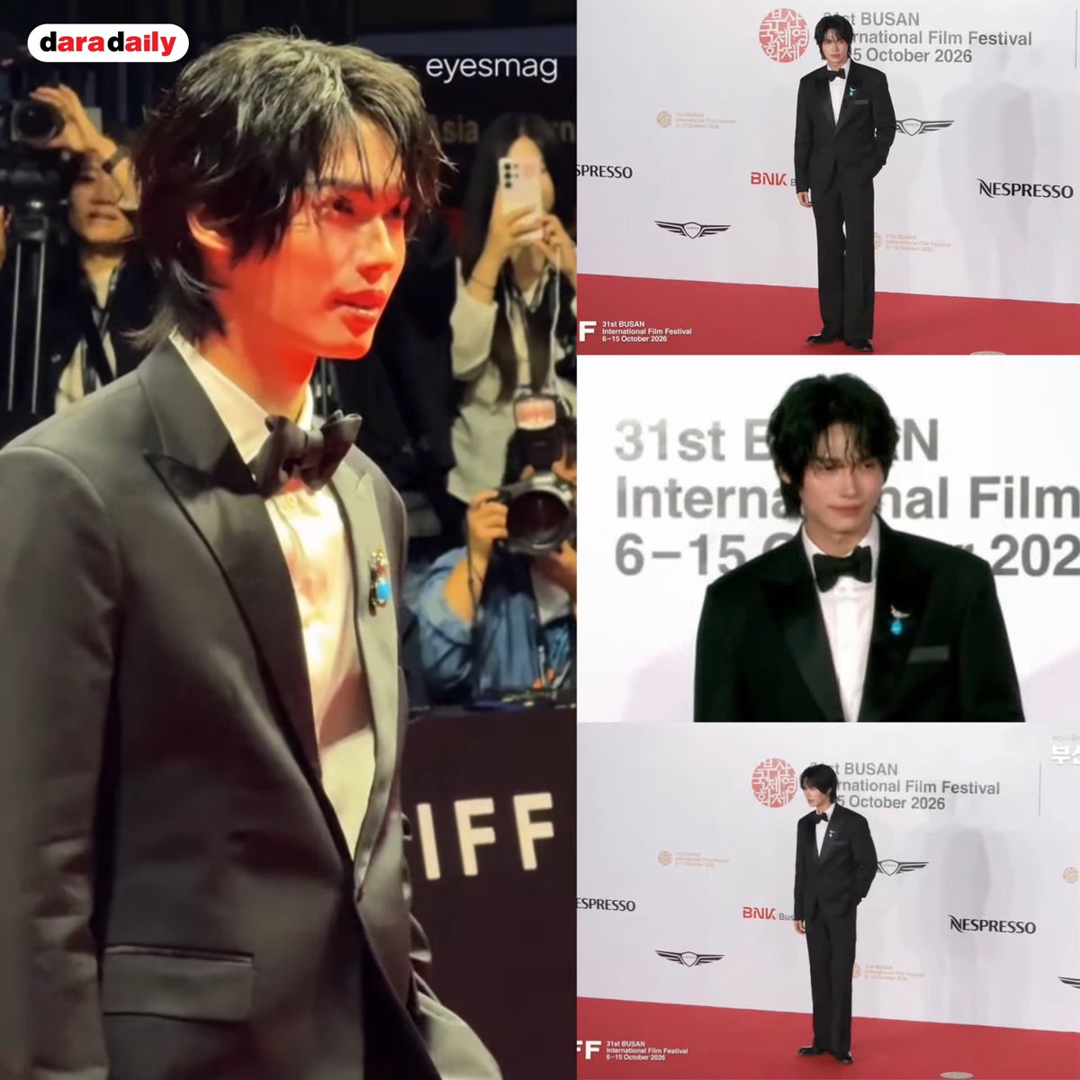 daradaily's tweet photo. “วิน เมธวิน” หล่อเนี๊ยบร่วมเดินพรมแดงในพิธีเปิดอย่างเป็นทางการ (Opening Ceremony at BIFF with Nespresso) ณ เมืองปูซาน ประเทศเกาหลีใต้ ✨🤵🏻

Cr. BIFF / eyesmag

WIN BREWS A MOMENT IN BUSAN
#NespressoBIFFxWin #NespressoBIFF #NespressoTH #winmetawin #วินเมธวิน #ดาราเดลี่ #daradaily #ข่าวบันเทิง