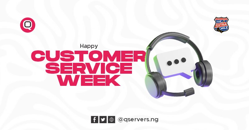 qservershosting's tweet photo. Happy Customer Service Week!
To every one of our clients, thank you for your trust,and for making Qservers your trusted digital partner.
We truly appreciate your continued support and loyalty.
#customerservicesweek #CustomerExperience #qservershosting https://t.co/s4HJIxVUPV