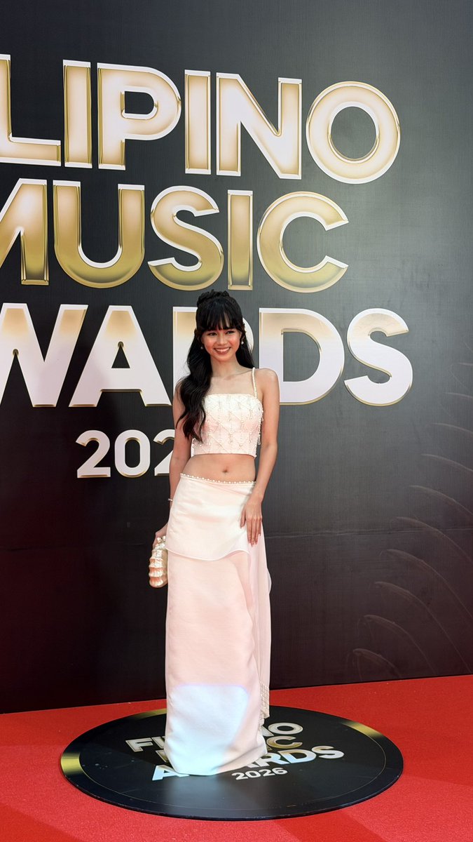 inquirerdotnet's tweet photo. FMA 2026! 🏆

LOOK: Ashtine Olviga, Wilbert Ross, Morissette, and Maki arrive at the Filipino Music Awards 2026 red carpet on Tuesday evening, Oct. 6, in Pasay City. | @JessEINQ https://t.co/1bv3vbd4LK