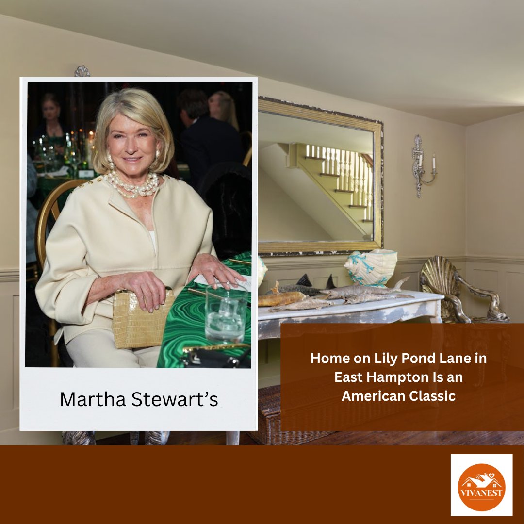 vivanest_home's tweet photo. Martha Stewart’s home on Lily Pond Lane in East Hampton is the definition of an American classic. 🏡✨
With timeless architecture, elegant details, and a relaxed coastal charm, the property feels effortlessly sophisticated.
#MarthaStewart #CelebrityHomes #EastHampton #HomeDecor https://t.co/RyNHaicHgs
