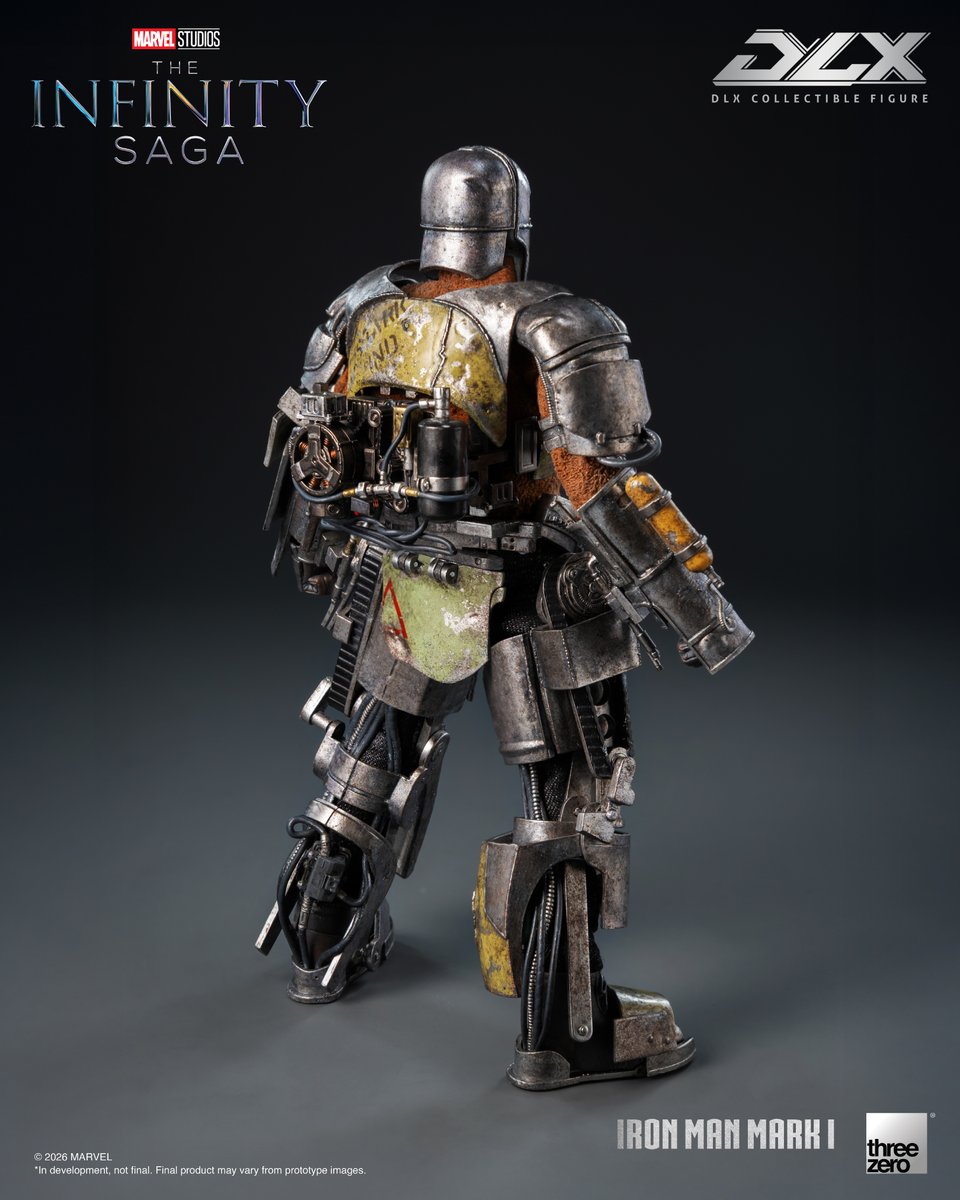 threezeroHK's tweet photo. 【Pre-order the DLX Iron Man Mark 1 now!】

Don't miss your chance to pre-order the DLX Iron Man Mark 1! It is now available via the threezero Store, threezero Tmall, and selected distribution partners worldwide.

© 2026 MARVEL

※ This item is only available in USA, Canada, People's Republic of China, Hong Kong S.A.R. and Macau S.A.R., Mongolia, South Korea, Taiwan. (Taiwan Region is included and exclusively handled by Beast Kingdom)
※ In development. Final product may vary from promotional images.

SRP: 110 USD / 770 RMB / 860 HKD

https://t.co/bn0nab85uw

#threezero #MarvelStudios #TheInfinitySaga #IronMan #Mark1 #DLX