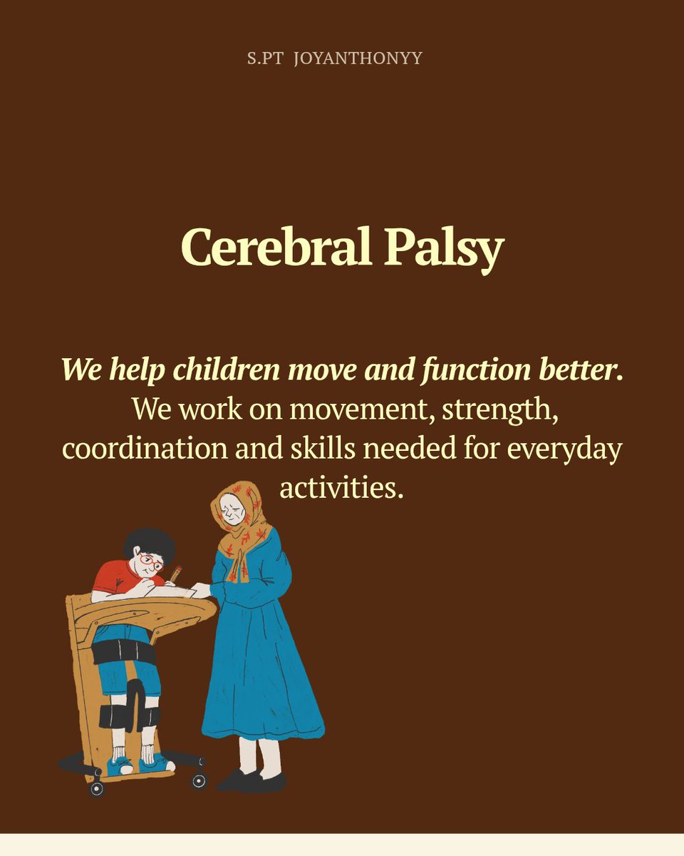Joy_Anthony26's tweet photo. Today is World Cerebral Palsy Day! 

Let all the Physios tell us what Cerebral palsy is in simple English for the people at the back 

Let's go https://t.co/LRLlHrr9e4