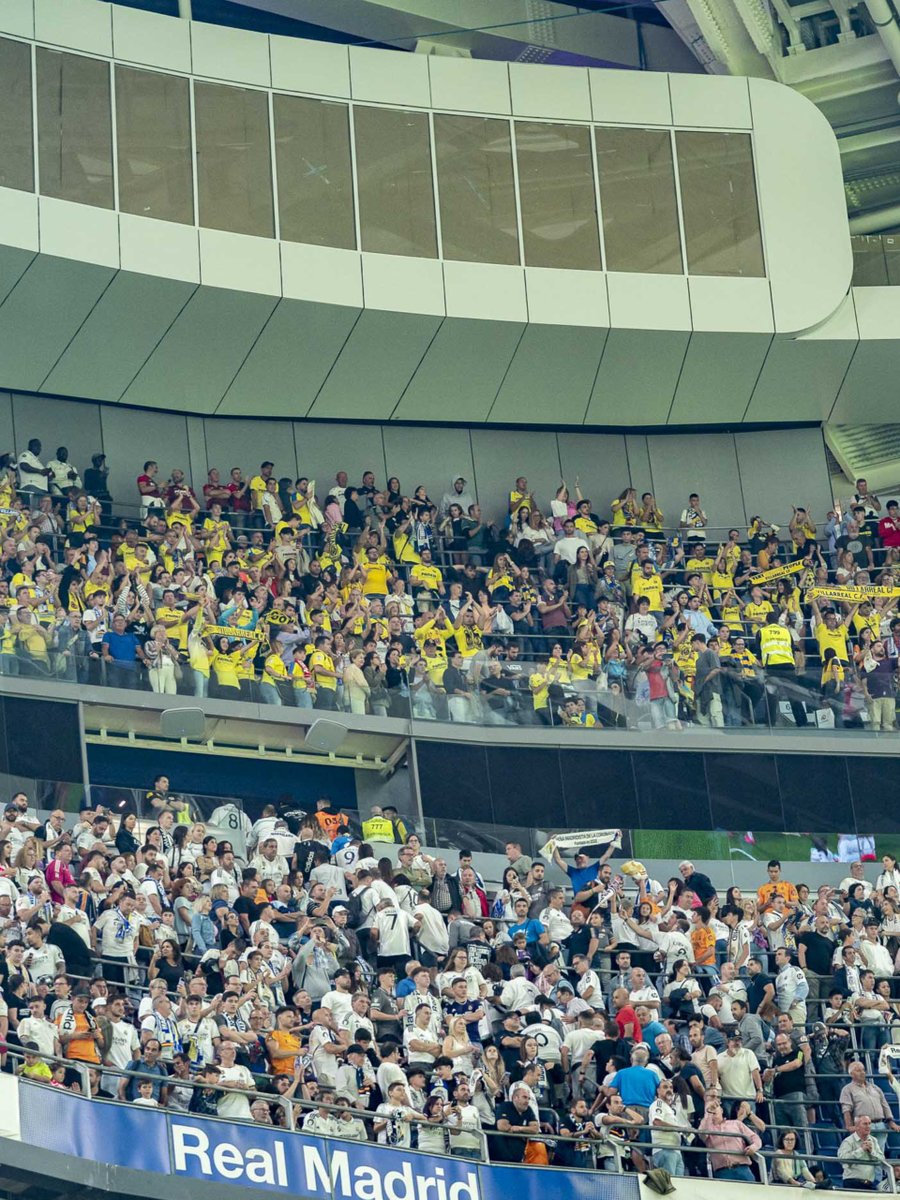 VillarrealCF's tweet photo. 🎟 ENTRADAS AGOTADAS para el partido ante el Real Madrid ⚽

Este sábado seremos 850 groguets en el Santiago Bernabéu 💛

Gràcies, afició 👏🏻! https://t.co/J6W6DKlXnR