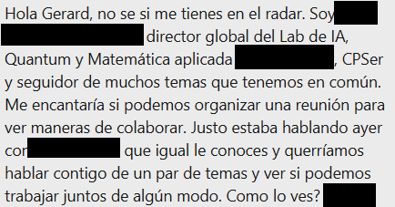 Gsnchez's tweet photo. Si haces cosas pasan cosas. https://t.co/MPXgrWAzPr