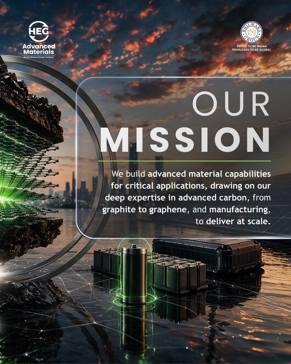 HEGAMofficial's tweet photo. Every decision, from the lab bench to the plant floor, starts with these two questions: Where are we going, and how will we get there? 

Our answer: advanced carbon expertise, delivered at scale, for a world that depends on it.

#ProgressIsMaterial #MadeInIndia https://t.co/1LGRJzUwpd