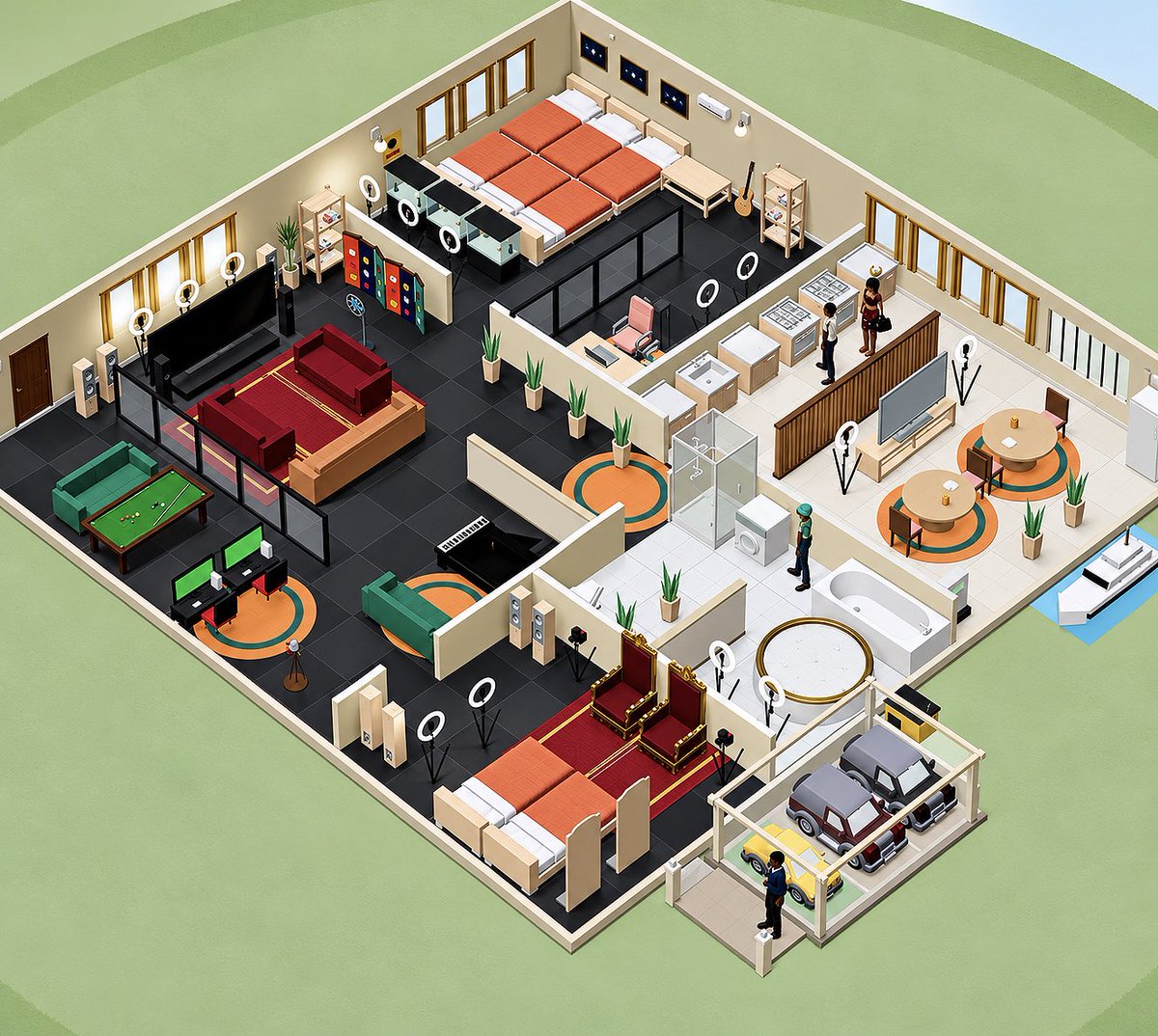 mojiak's tweet photo. Pls I’m an interior decorator, list your job on Hustle and hit me up to apply. Only $10b and above pls. 

That 2nd room is for BDSM, incase you’re wondering. #lagoslife https://t.co/dn6kao70MI