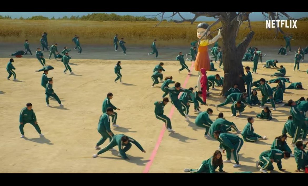 BiigKhalifa's tweet photo. “THE MOMENT EVERYONE REALIZED THIS WASN’T A GAME.”

SQUID GAME RED LIGHT, GREEN LIGHT

At first, it looked ridiculous
A children’s game
Then one person moved
And everything changed the moment viewers around the world realized, nobody was safe

Wat was ur reaction the first time? https://t.co/hizsWyoIiB