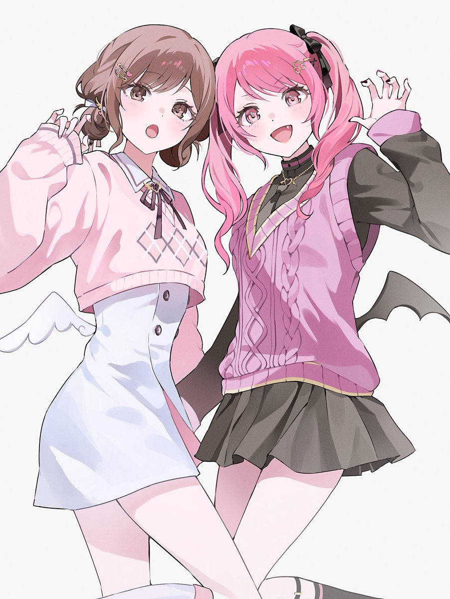 MeruSs22's tweet photo. 天使絵名ちゃん👼🏻♡ 悪魔愛莉ちゃん😈♡ https://t.co/aW4pZz6jcq
