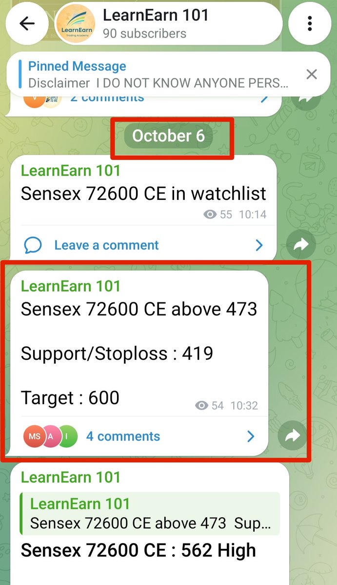 stocksmanoj91's tweet photo. Sensex 72600 CE was given as a BUY.

It made a high of 473

Profit per lot = 649

Join our channel for daily index trades.

Join here : 
https://t.co/oTlD7mI6DS

#stockstobuy #stockstofocus https://t.co/teAUbjWh6y