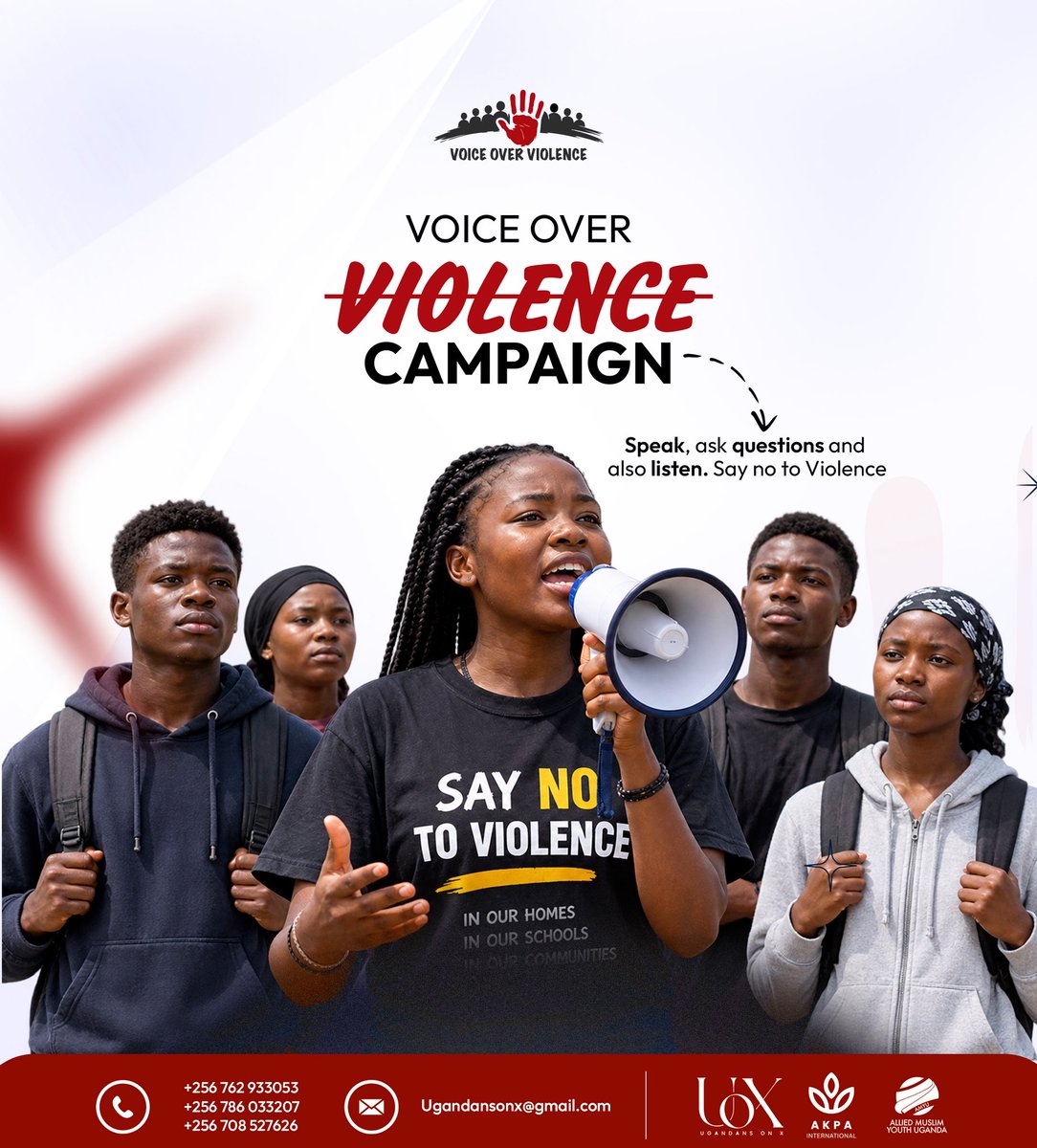 GiftGrace01's tweet photo. Over the past period, we have lost too many innocent lives to violence within our communities. As the UOX community, we do not take losing a life lightly.

We lost our dear Sydney, a great rugby player; Mr. David Owor, a great footballer; and Mr. Matovu Moses, a great talent and mentor in the music industry. We cannot just watch as these cases continue to pile up day after day.

The Voice Over Violence campaign is a community-driven advocacy, legal, and awareness initiative to fight mob violence in Uganda through digital advocacy.

I call upon every Ugandan to actively take part in this awareness campaign educating one another on how to live with each other and resolving conflicts amicably without ending a life.

Make a post or record a video in the language you desire and don't forget to tag me, @UOXUganda, @AMYUganda and @Alliance4KPA. Together let’s create awareness and stop mob violence.

#VoiceOverViolence