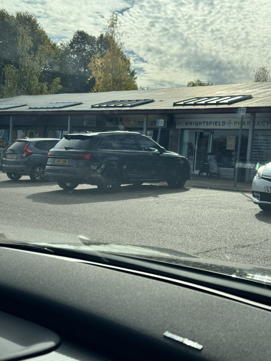 Jimmeroooo's tweet photo. @YPLAC both disabled bays at once. Personalised plate. Big Audi. 100% cunt https://t.co/MWjhInafKk