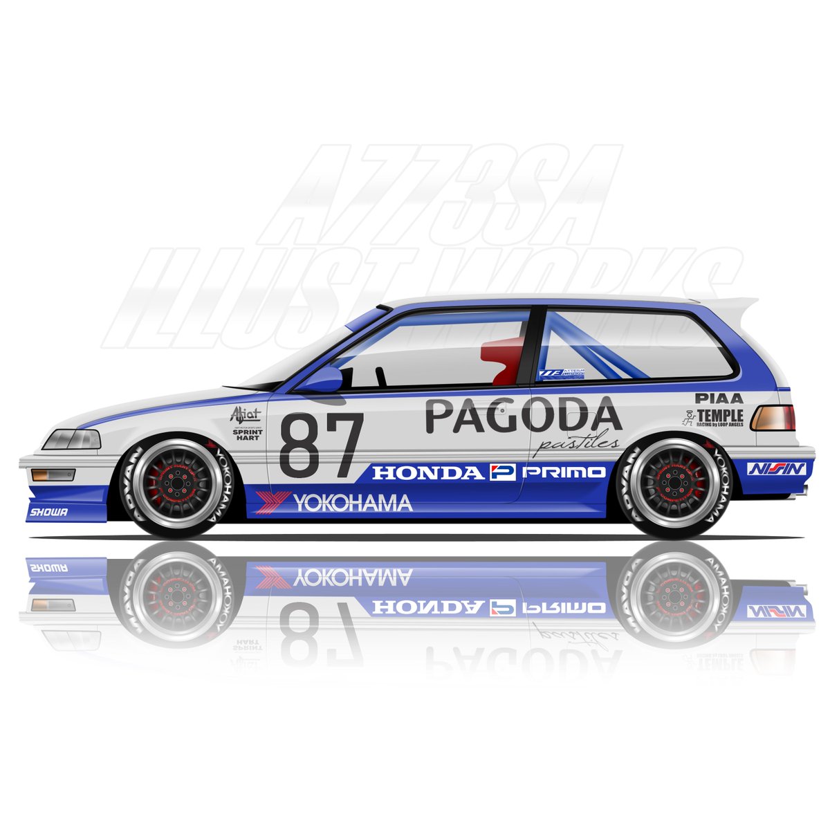 a773sa's tweet photo. #Cartober 1: Mint Flavor

A little bit late but here I am..

#liverydesign #イラスト #車のイラスト #honda #civicef #sprinthart https://t.co/xkROjVLu79