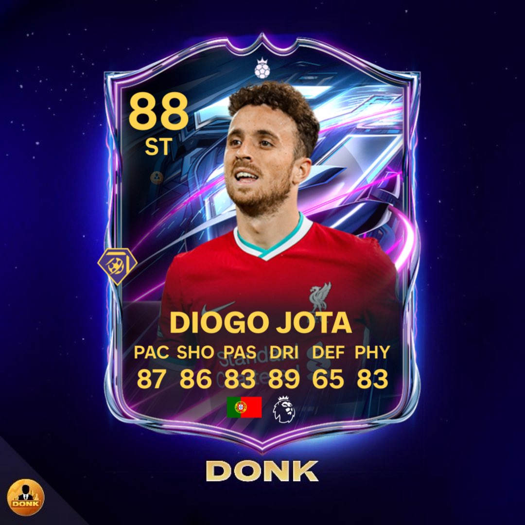 Futdonk's tweet photo. ❤️ Diogo Jota 🇵🇹 added to FC 27 ✨🥹

FC Pro trophy was renamed after him, expect his Hero for that Promo ✨🏆 https://t.co/2cBYQ0RaPS