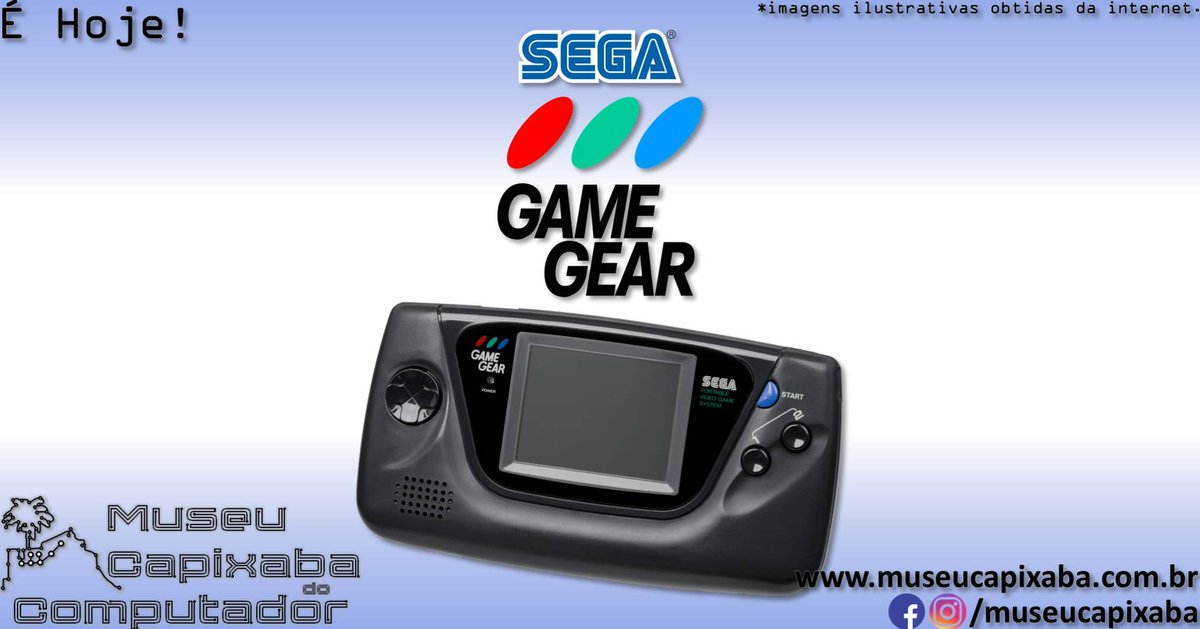 museucapixaba's tweet photo. É hoje! O videogame SEGA Game Gear de 1990.
+em https://t.co/WPtqF0raEp
#MuseuCapixaba #mcc #éhoje #museu #Tecnologia #Retro #Geek #ES #OnThisDay #SEGA #GameGear #Genesis #Mastersystem #Megadrive #Videogame #Zilog #Z80 #LCD #MajescoEntertainment #NintendoGameBoy #ProjectMercury https://t.co/TVnqqRuvoR