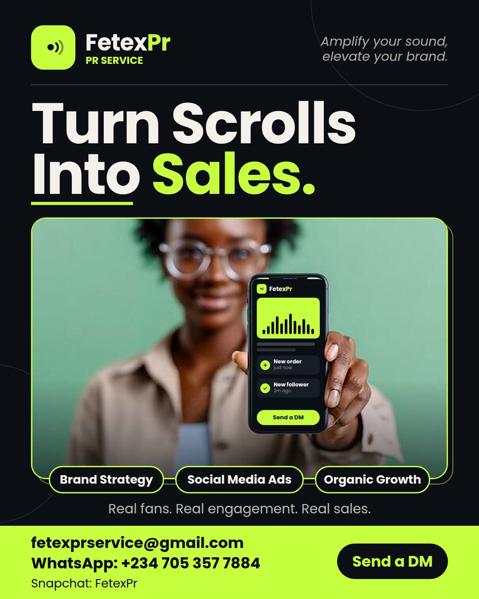 fetex_pr's tweet photo. Real fans. Real engagement. Real sales. 💚….. send us a Dm today #lagoslife #marketing https://t.co/qyTxydJw9O