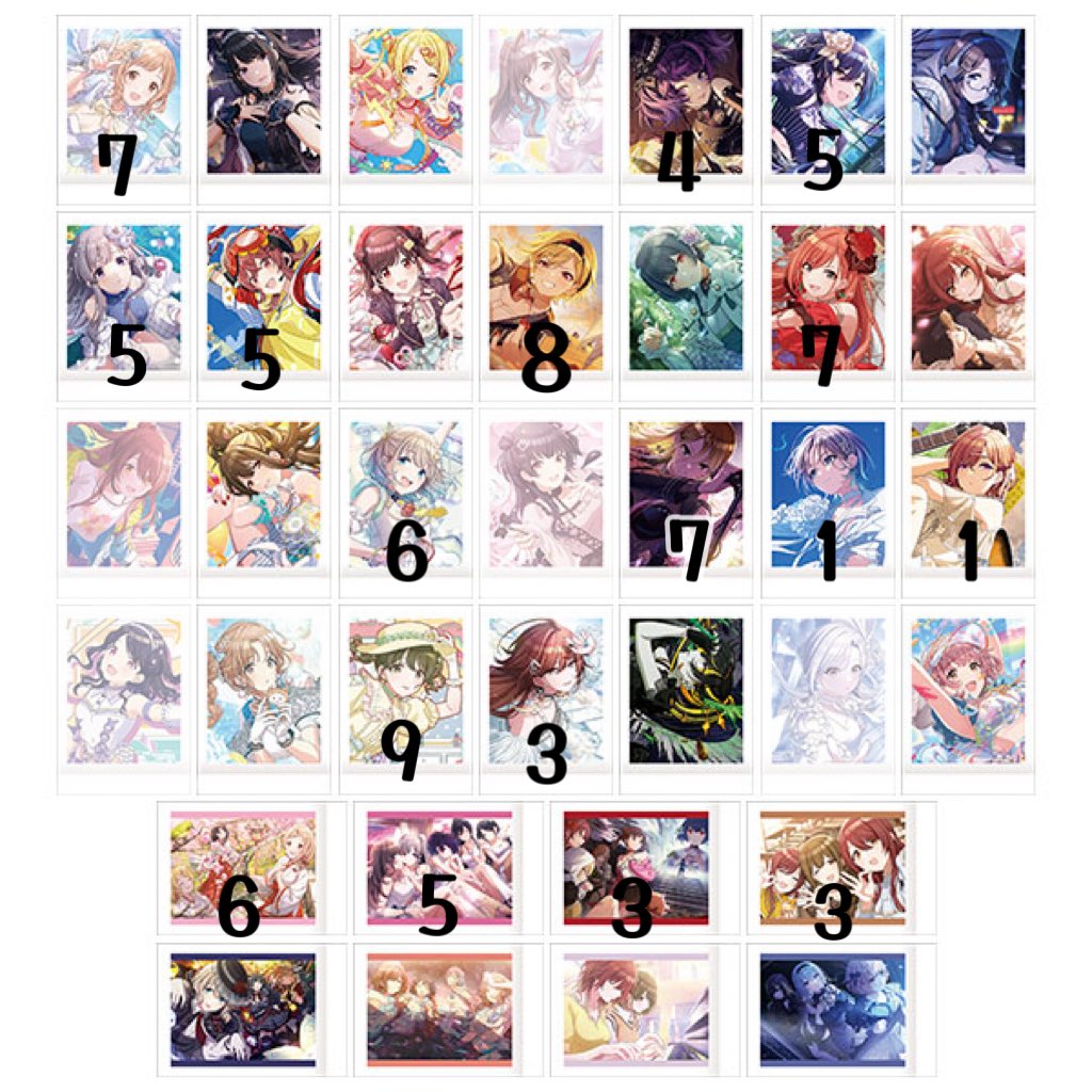 no_O714's tweet photo. 【交換】 シャニマス ぱしゃこれ

譲▶︎画像にて

求▶︎vol.1、2小糸

郵送希望
まとめての方、条件の良い方優先
果穂、樹里Nに1枚ずつ初期キズ有
初回の方はリトリン一読お願いします
検索からでもお気軽にお声掛け下さい🍀 https://t.co/wXMHPOrKHz