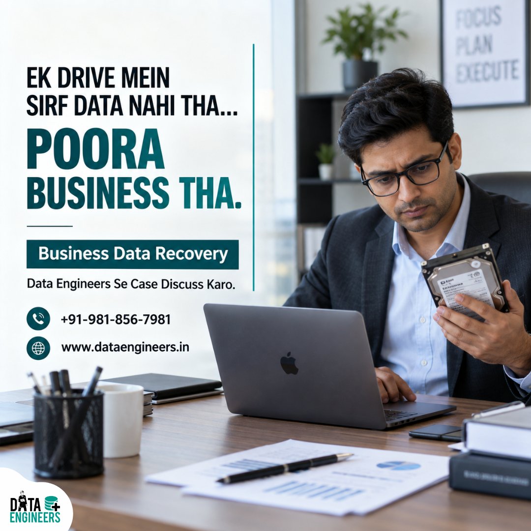 data_engineers's tweet photo. If your company's important data is stuck on a failed drive, discuss the case before taking further action.

📞 +91-981-856-7981
 🌐 https://t.co/QAaPwZlVij

#DataRecovery #DataRecoveryServices #HardDriveRecovery #HardDiskRecovery #HDDRecovery #SSDDataRecovery  #BusinessRecovery https://t.co/iEDganXhKH
