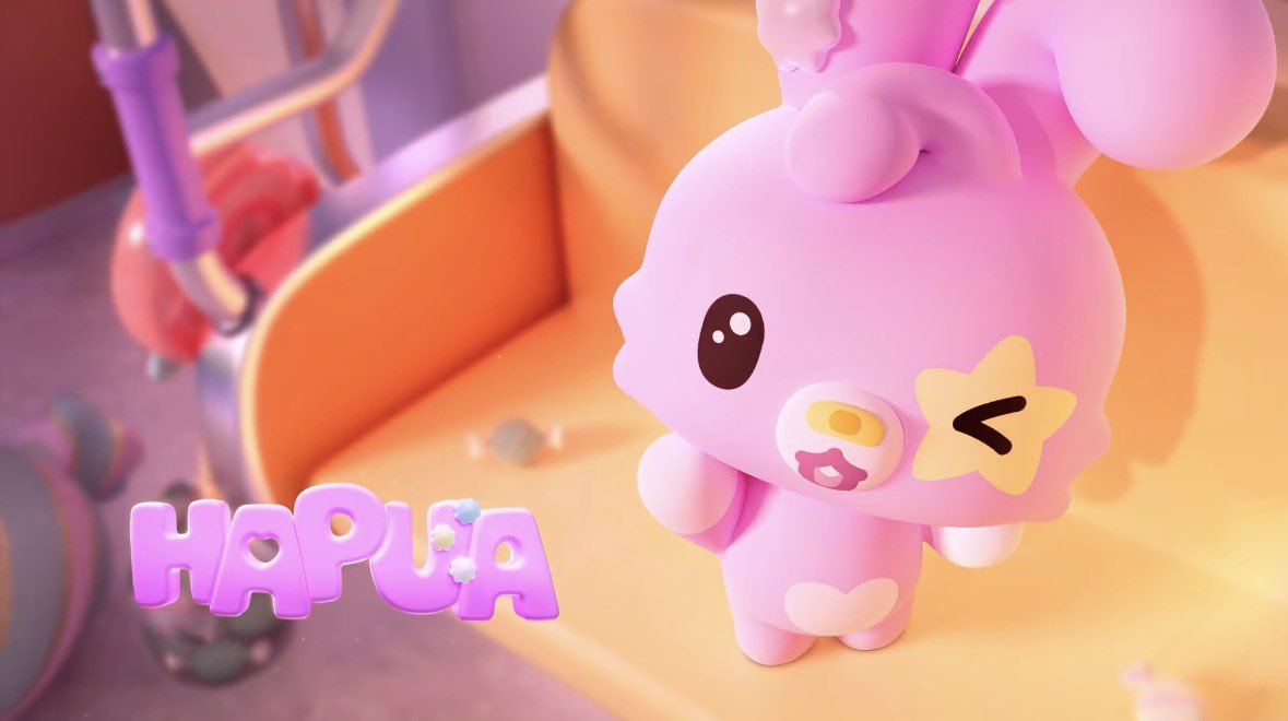 _harualuv11's tweet photo. はるちゃんのうさぎのキャラクターHAPUA🐰🩷耳には金平糖つけていつもペロペロキャンディーのお友達と一緒にいる！
絆創膏をお鼻に付けてるのかわいすぎる( ΦωΦ )
 #HAPUA #HARUA #andTEAM https://t.co/IcjPYstNFO