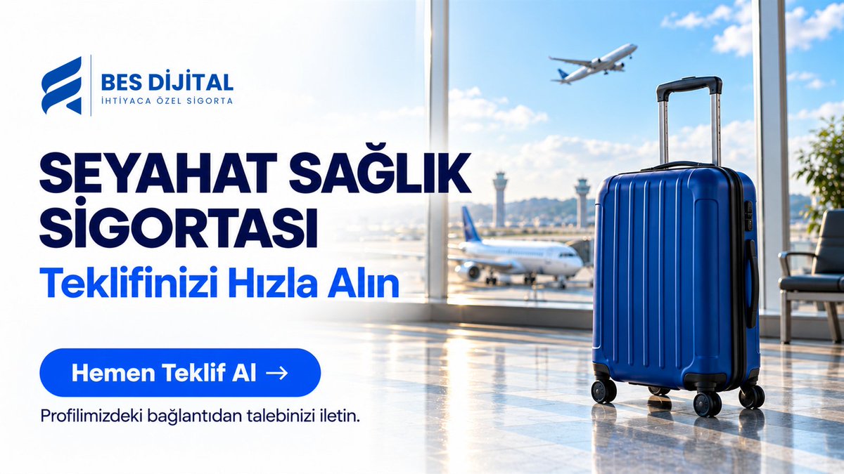 besdijitalsgrta's tweet photo. Seyahat Sağlık Sigortası teklifinizi hızla alın.

Profilimizdeki bağlantıdan online teklif talebinizi iletin, sizinle iletişime geçelim.

0850 302 73 21
https://t.co/Bvsismpwot

#SeyahatSağlıkSigortası #BESDijital https://t.co/SgjyB8Rcud