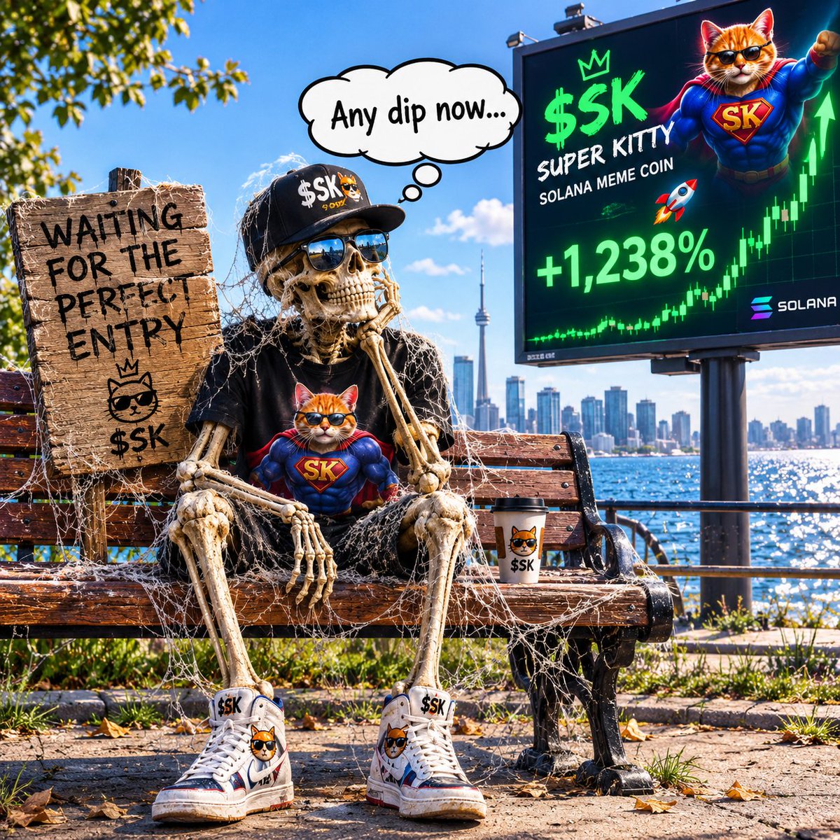 Xcipher001's tweet photo. Waiting for the perfect entry? Bro… Super Kitty already packed the bags 😭
From “any dip now…”
to “I know that’s my food money.”
to “just a stack with a plan…” 
Different panels. Same mission: more $SK.
#SuperKitty
solana:49gr2VBv3igYyXXVthoozw2bCsHhHaF3WJufgfQrpump
@GoatGems https://t.co/YiF4nAwd99