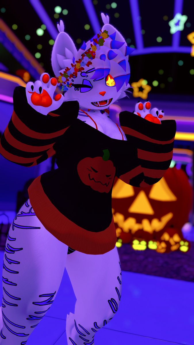 xpkitty2's tweet photo. It's so cool that even the shopping district gets a halloween makeover~!
You're gonna buy me some more RAM right?? 📀😻🎃

#vrchat #vrchatphotography #vrchatpictures #mayu #mayuavatar #vrcfurry #mayuslop #furry3d #frutigeraero https://t.co/j0QJEVlhwT