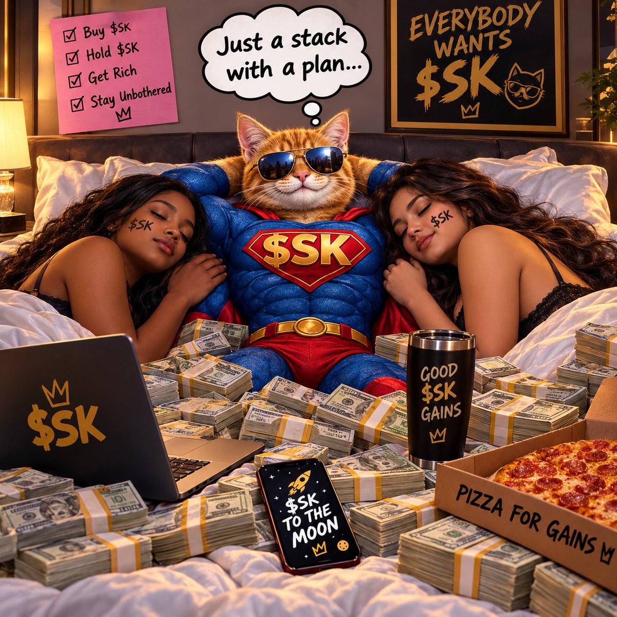 Xcipher001's tweet photo. Waiting for the perfect entry? Bro… Super Kitty already packed the bags 😭
From “any dip now…”
to “I know that’s my food money.”
to “just a stack with a plan…” 
Different panels. Same mission: more $SK.
#SuperKitty
solana:49gr2VBv3igYyXXVthoozw2bCsHhHaF3WJufgfQrpump
@GoatGems https://t.co/YiF4nAwd99