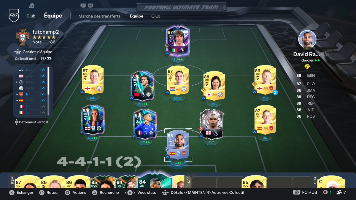hugoslide7's tweet photo. 🔥 2e FUT Champions officiel sur FC 27 !

Vous en pensez quoi de l’équipe pour ce week-end ? 

Ça passe pour aller chercher un gros score ou il y a encore des changements à faire ? 😭

#FC27 #FUTChampions #EAFC27 https://t.co/c4TSFpN5uy