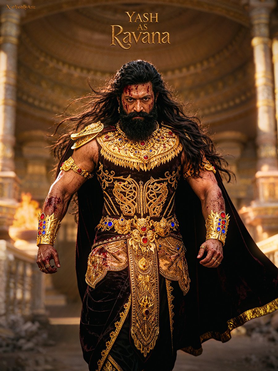 YashByAziz's tweet photo. From The Epic Tale Of #Ramayana Meet

 #Yash As Lankadhipati Ravana

Starring #RanbirKapoor as Lord Rama
 #SaiPallavi As Sita Mata

Slated For Diwali 2026 Release Worldwide.
28 DAYS TO GO 🏹❤️🌸

~ @Ramayana_Intl
&amp; @WorldOfRamayana https://t.co/GI3QPANDbA