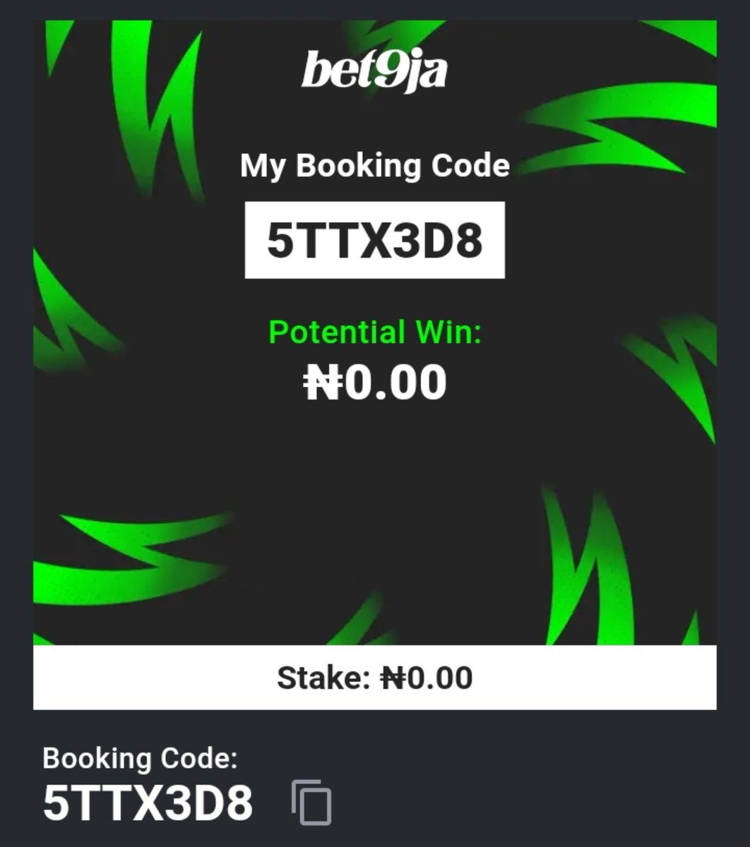 Otan3456790's tweet photo. Today's special picks ready for booming 

What's your take on this picks?

5TTX3D8

Bet9ja https://t.co/3FKBnf4PWf