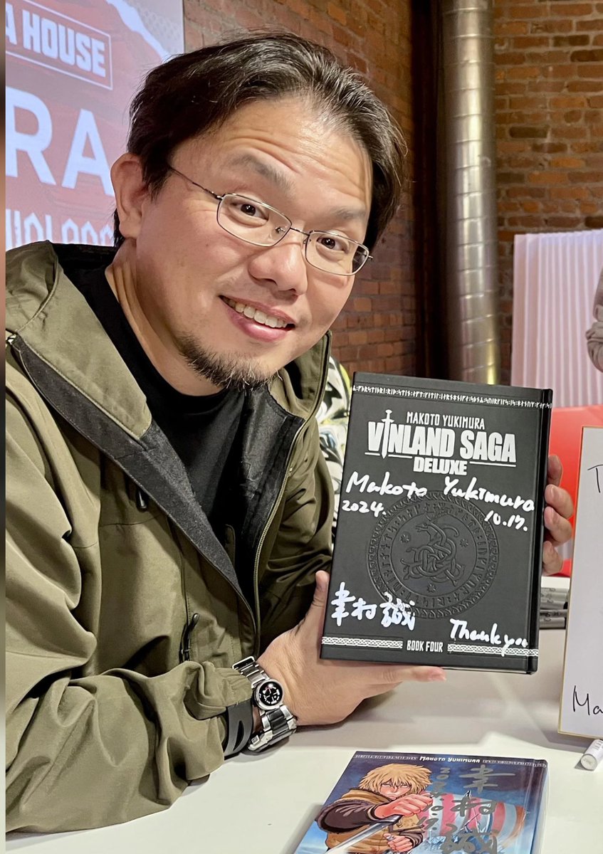 animeupdates's tweet photo. 'VINLAND SAGA' creator Makoto Yukimura comments on the new ED for 'JoJo's Bizarre Adventure,' "Shinuka Ikiruka" by Yuki Chiba

"I've had the ending of STEEL BALL RUN on repeat through my earphones for ages. Somehow, it's really addictive. I like it even though I haven't watched Steel Ball Run yet. I should watch it"
