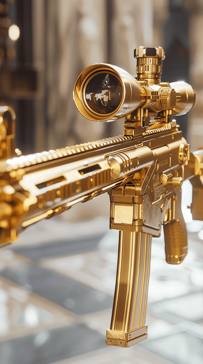 gamer7447's tweet photo. I really like the design of the new rifle: the憾亮 finish is so cool, and the狙 has amazing accuracy, making the whole setup really awesome, though there's a tiny pity it doesn't fit the needs of the蜒。 https://t.co/AGMT6Nm0f3